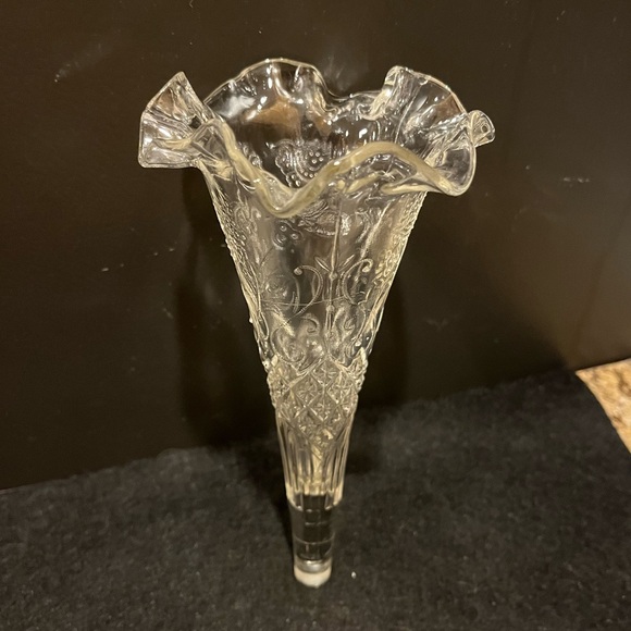 Vintage Automobile Limousine Glass Bud Vases Set of 2 - Picture 12 of 15